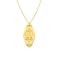 Collar Coolest Hotel de oro