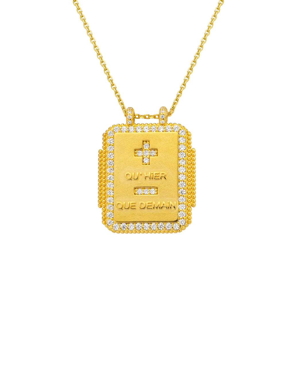 Collar Plus Qu’Hier Bohème de oro