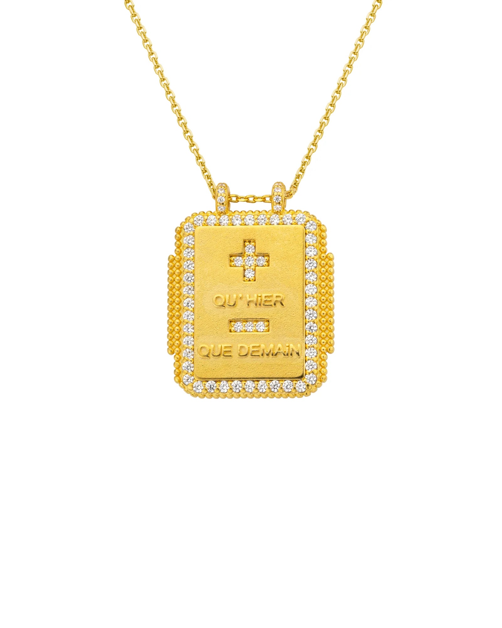 Collar Plus Qu’Hier Bohème de oro