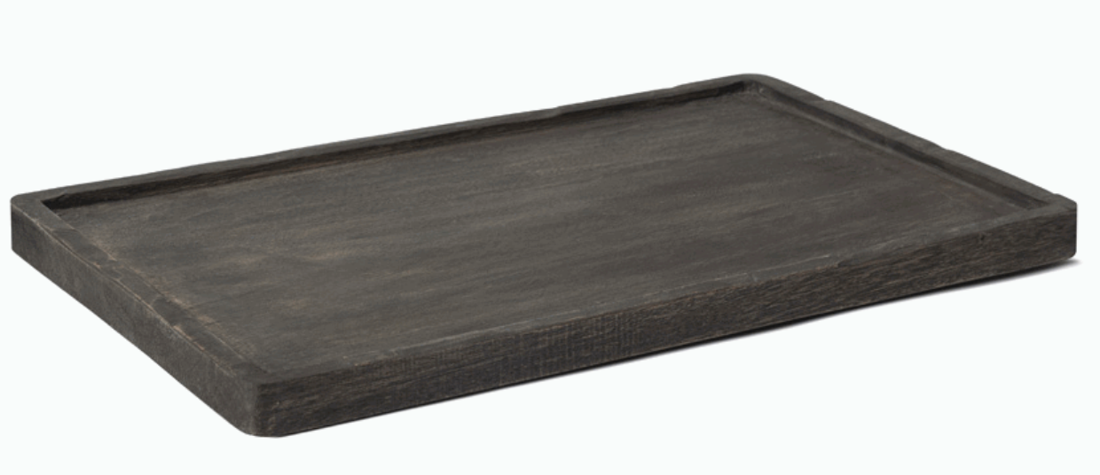 BANDEJA MILA GRANDE MADERA SUAR GRIS