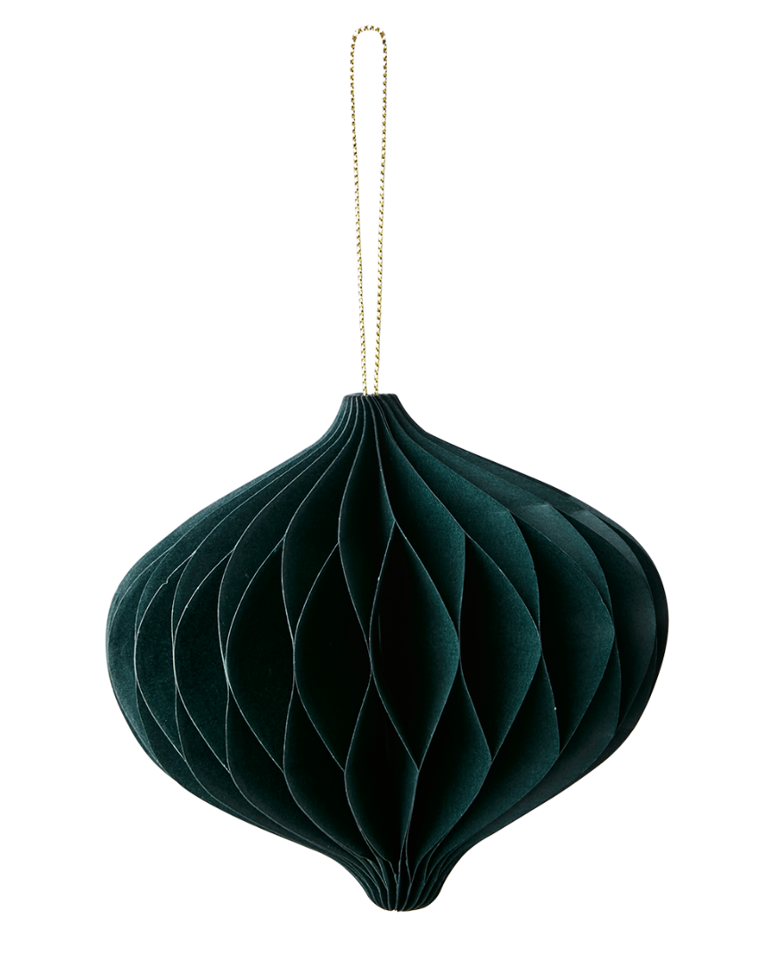 BOLA NAVIDAD PAPEL VERDE