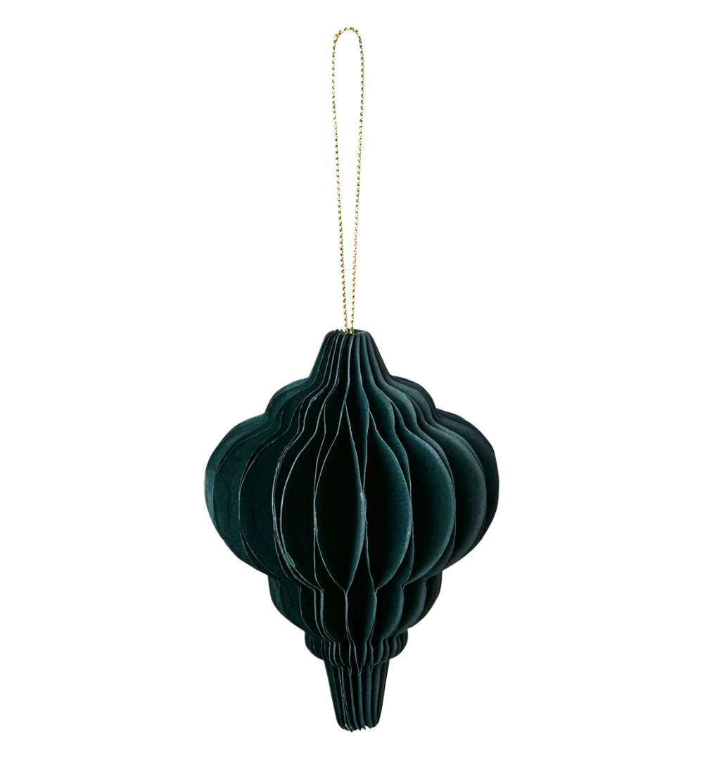 BOLA NAVIDAD PAPEL VERDE