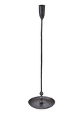 Portavelas negro | H50 cm