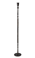 Portavelas negro | H85 cm