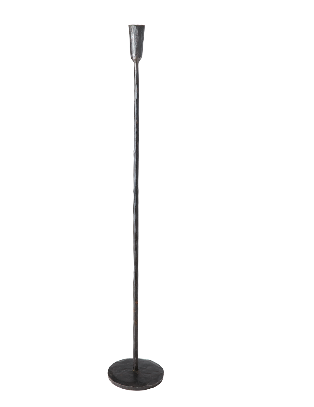 Portavelas negro | H70 cm