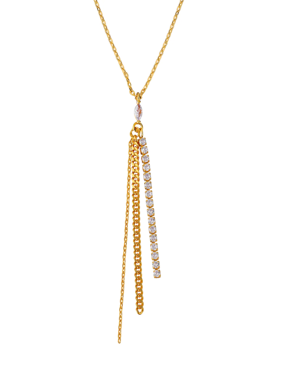 Collar Frame en oro laminado