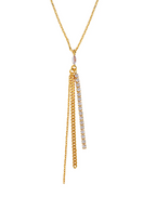 Collar Frame en oro laminado