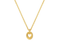 Collar Heart Lover en oro laminado