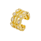 Piercing falso Doble Infinity en oro laminado