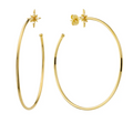 Pendientes Diwali Creola Encantadora en oro laminado