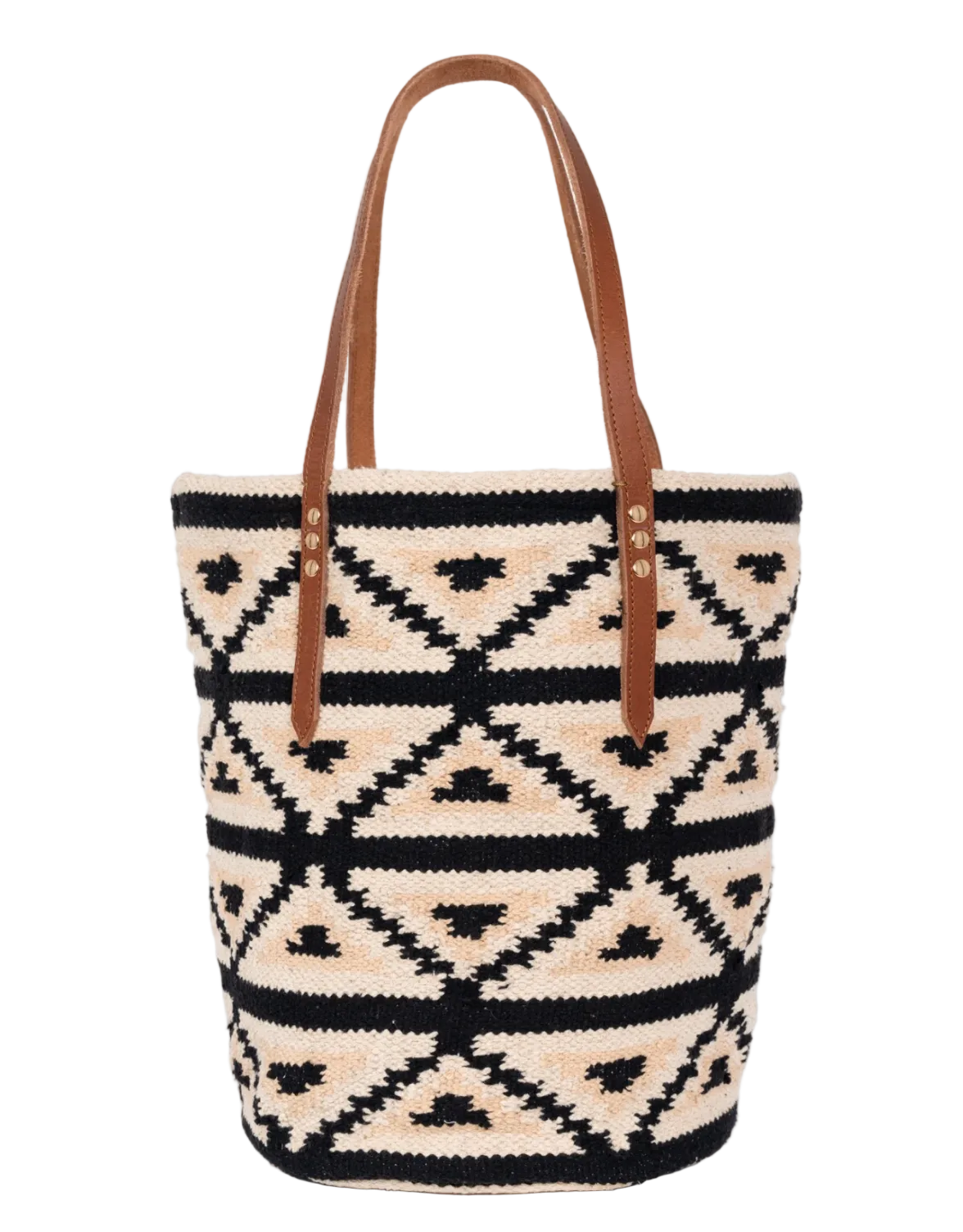 Bolso shopper en blanco y negro