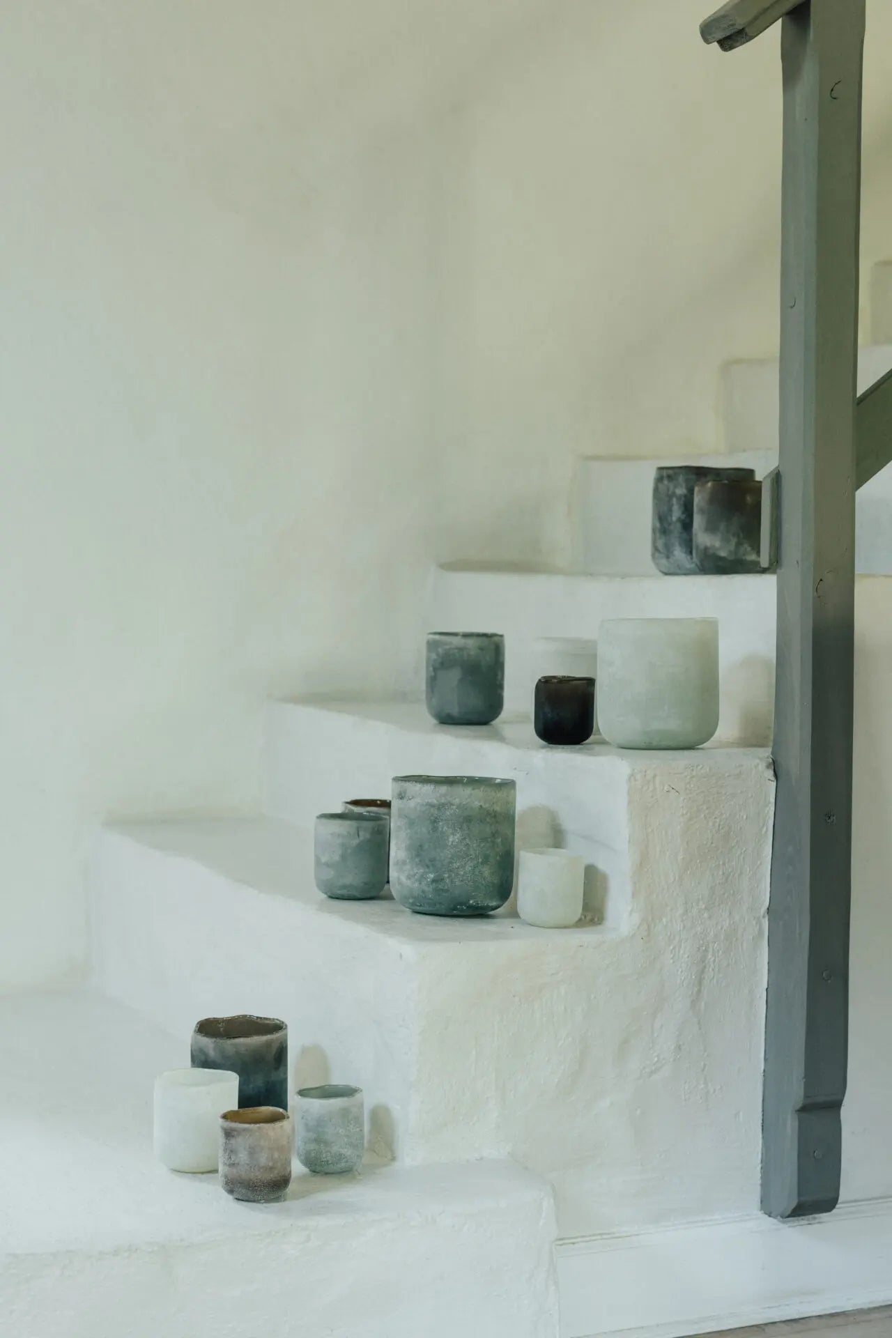 Portavela Halde gris | 8 cm