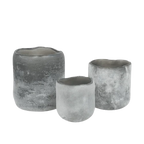 Portavela Halde gris | 10 cm