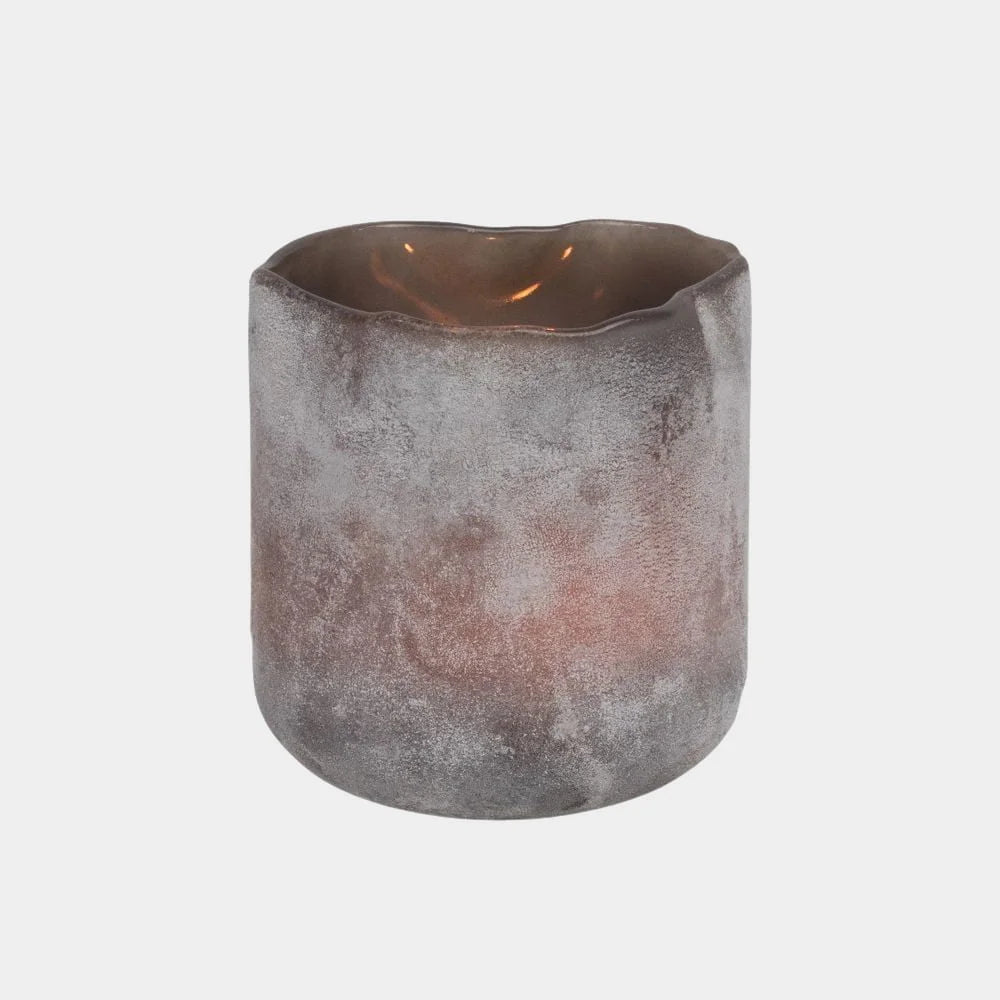 Portavela Halde gris | 10 cm