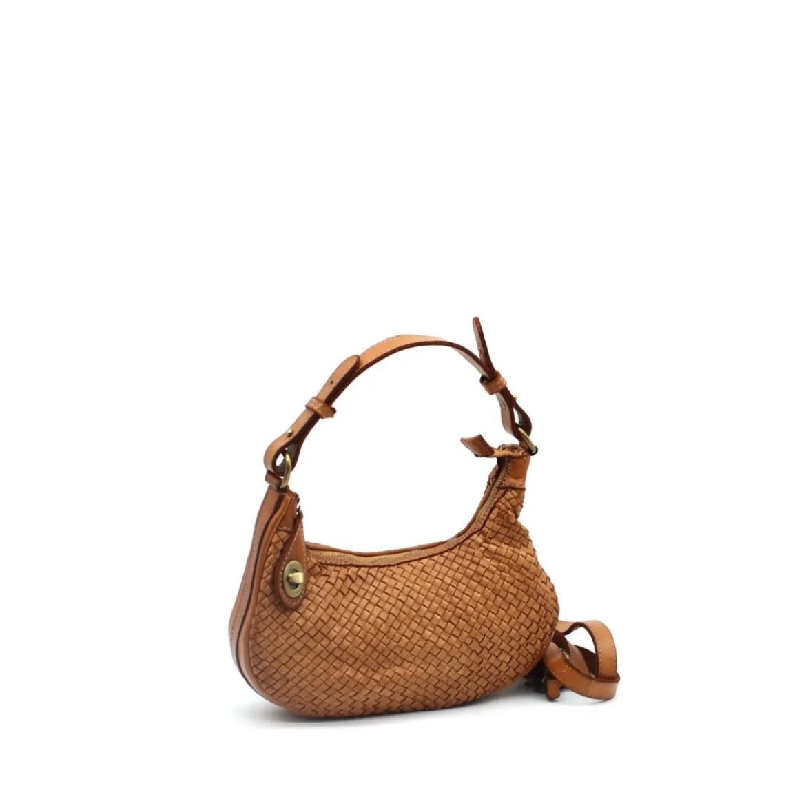 Bolso de Piel Trenzada