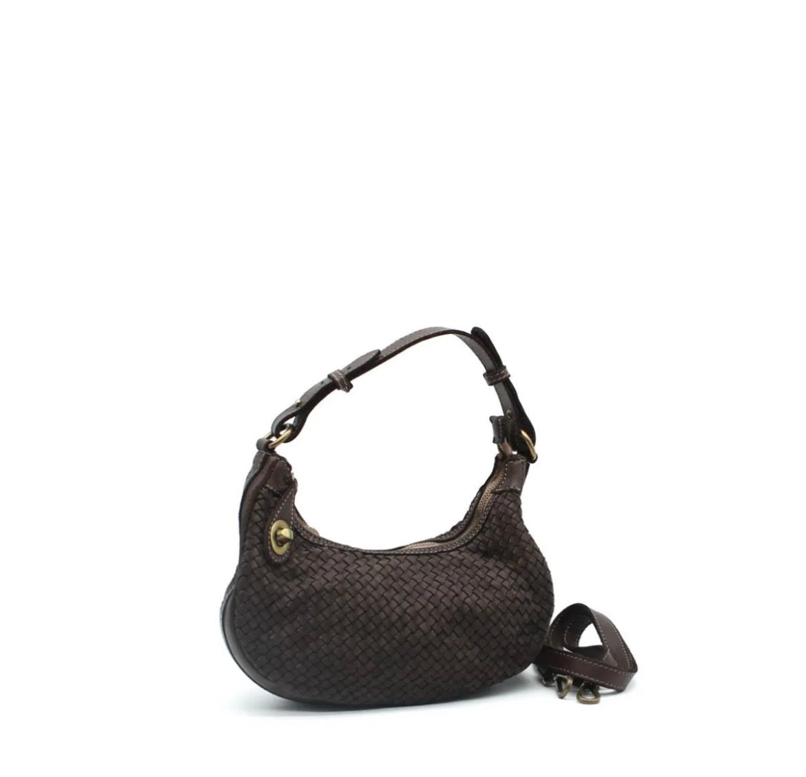 Bolso de Piel Trenzada