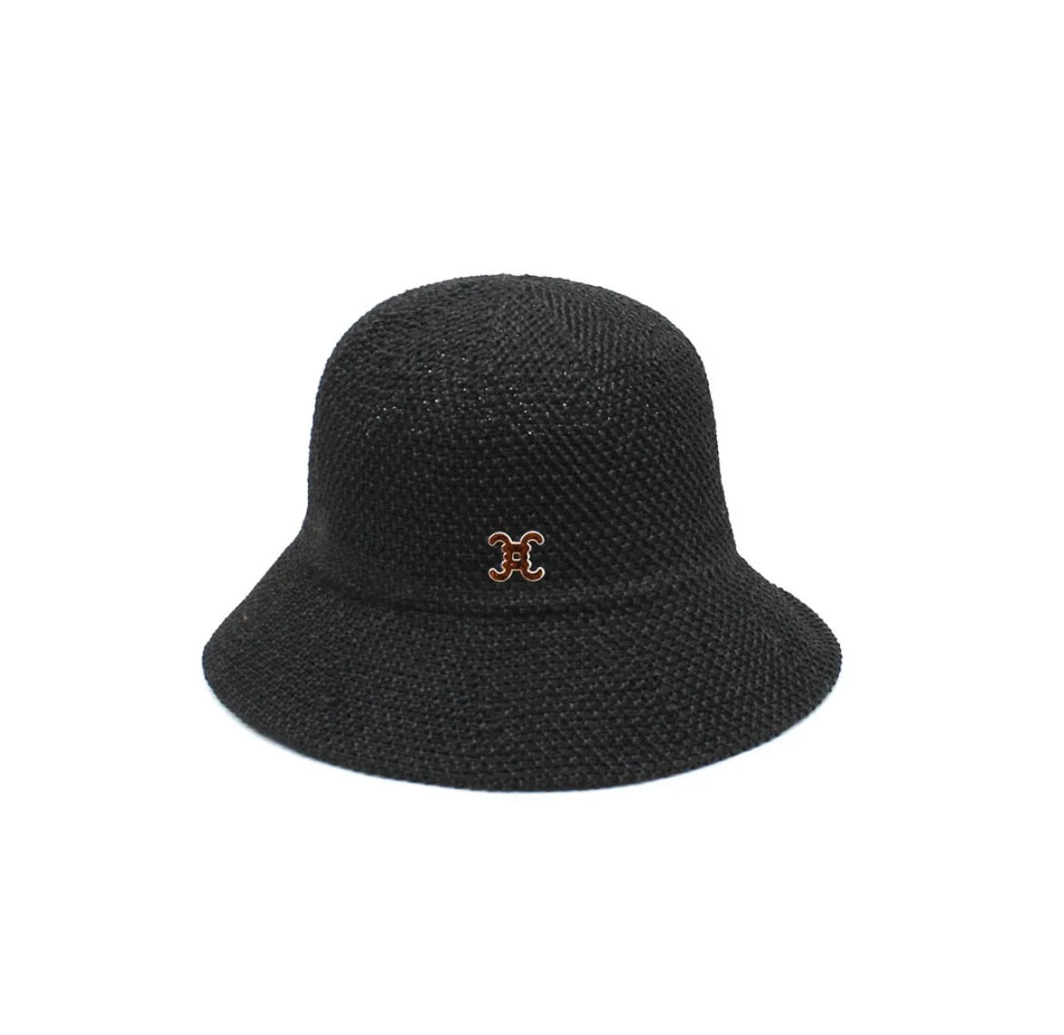 Sombrero de Rafia con Logo Burdeo