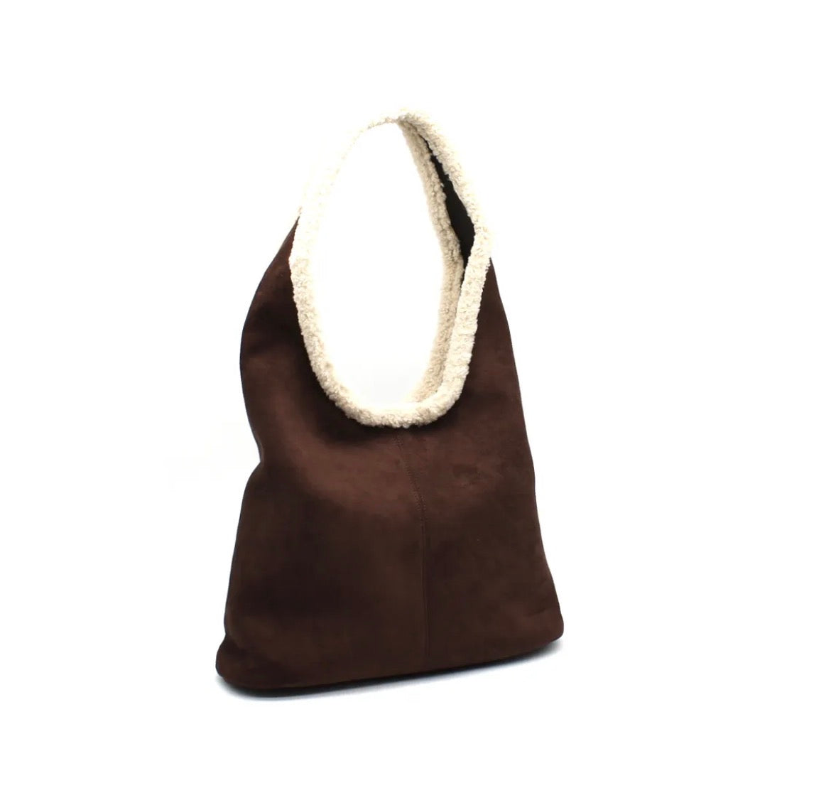 Bolso Hobo de Ante con Borreguito