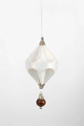 Adorno navideño Jasmine Pearl plateado