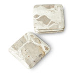 Posavasos de mármol pack de 4 | 10 × 10 cm