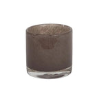 Portavela Nilla marrón gris | 8 cm