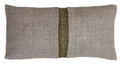 Cushion 60 x30 cm LEVIS  Beige+Green