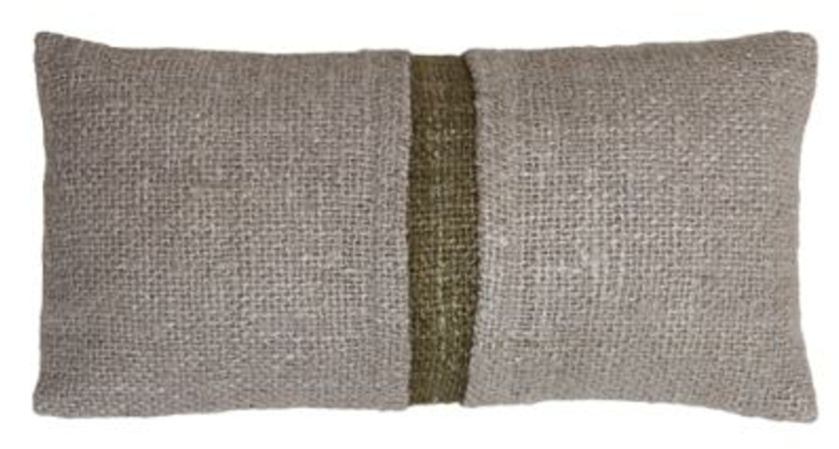 Cushion 60 x30 cm LEVIS  Beige+Green