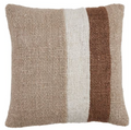 Cushion 45 x45 cm SURREY  Beige+Dark  Brown+White