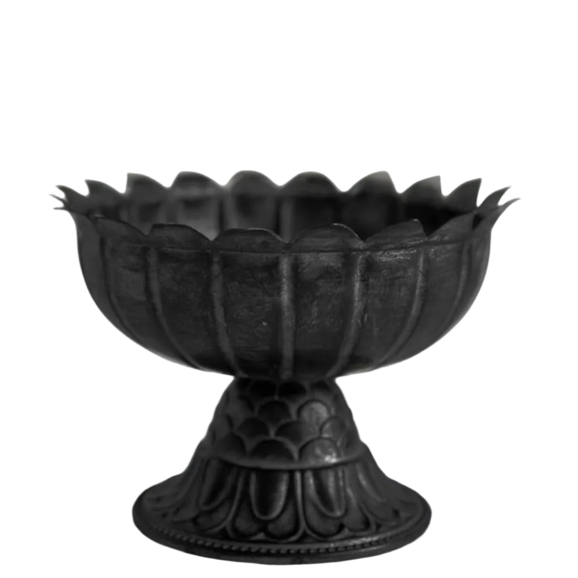 Cuenco negro vintage | Ø25 × 17,5 cm