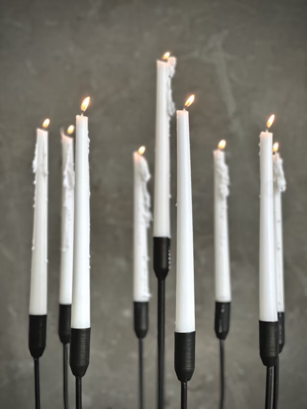 Candelabro Nove de 9 brazos, acabado antiguo | Ø32 x H50 cm
