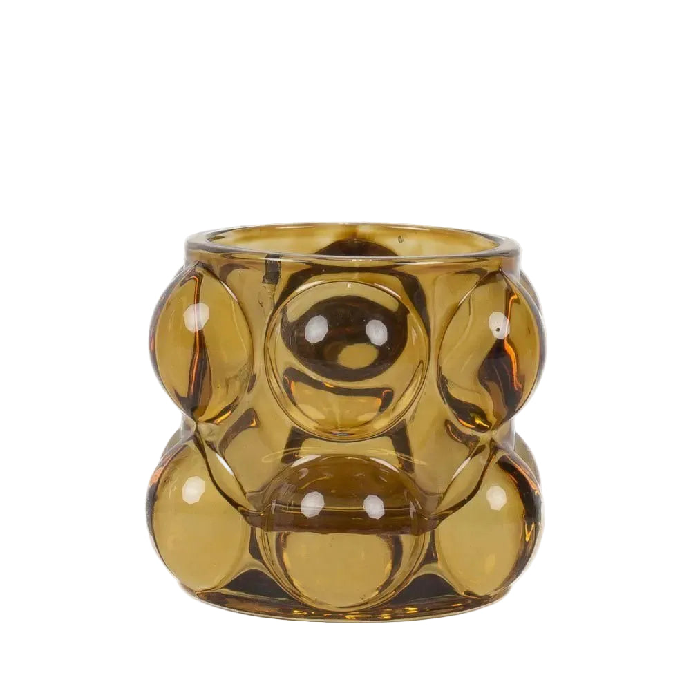 Portavela Bubbla ámbar | 7 cm