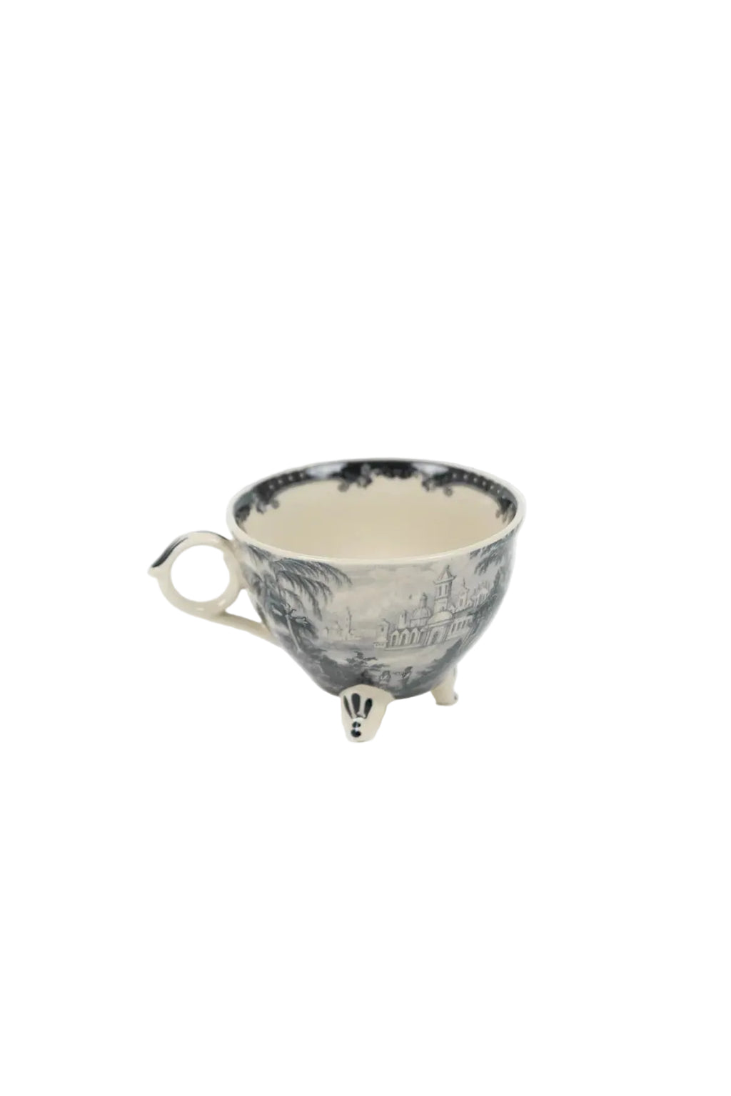 Taza con estampado toile de Jouy
