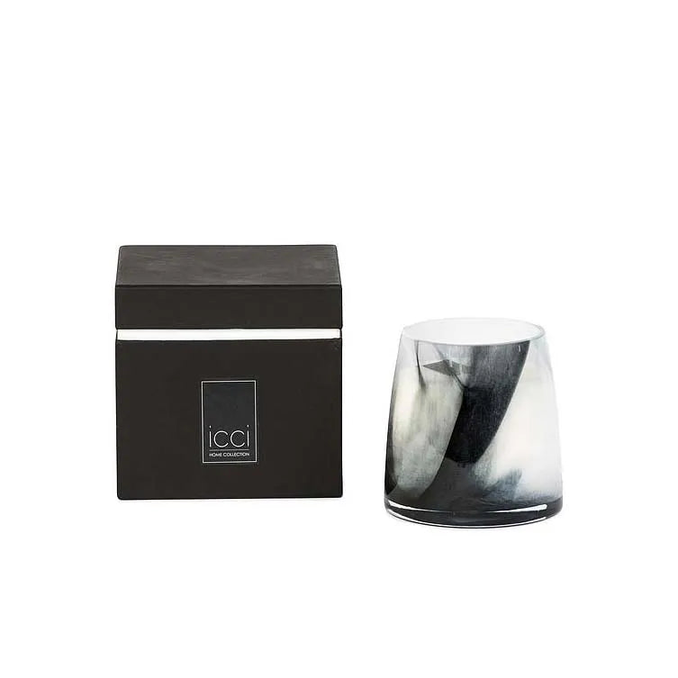 VELA PERFUMADA EN JARRÓN DE VIDRIO Ø12 x 12 cm