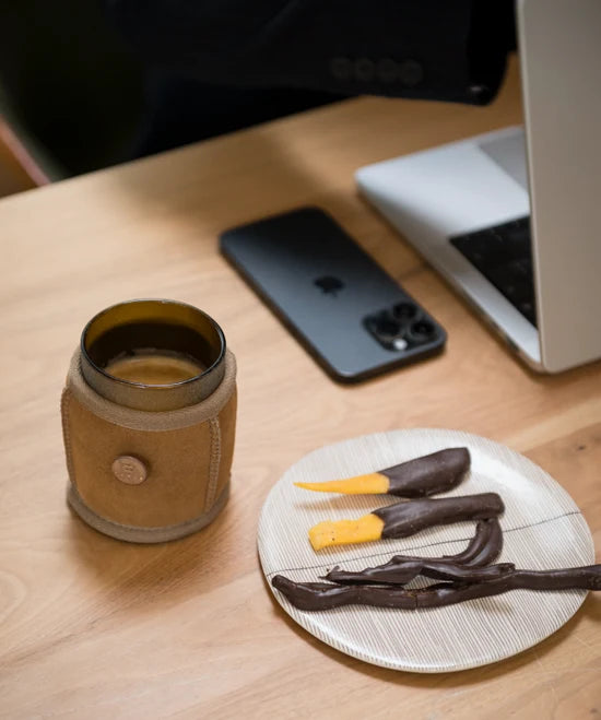 Kywie espresso camel suede