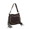 Bolso de mano de piel