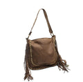 Bolso de mano de piel