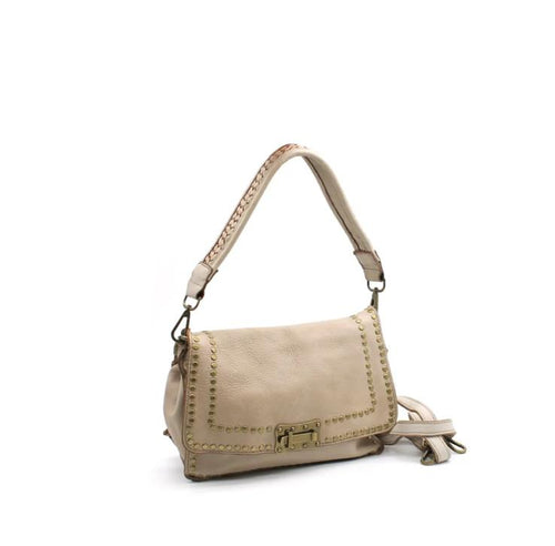 Bolso de mano de piel