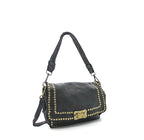 Bolso de mano de piel