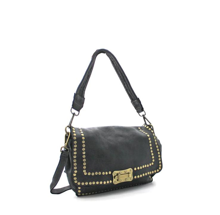 Bolso de mano de piel