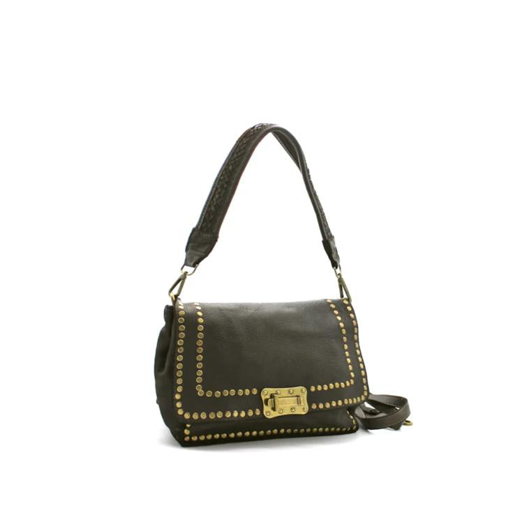 Bolso de mano de piel