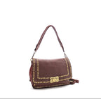Bolso de mano de piel