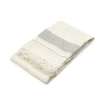 The Belgian Towel Fouta Oyster stripe | 110 x 180 cm