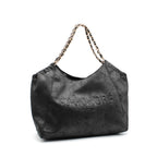 Bolso de cadena dorada