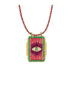 Collar Fuchsia Eye Bohème de oro