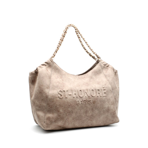 Bolso de cadena dorada