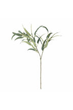 Tallo de eucalipto, verde, flores artificiales 30 x 85 cm