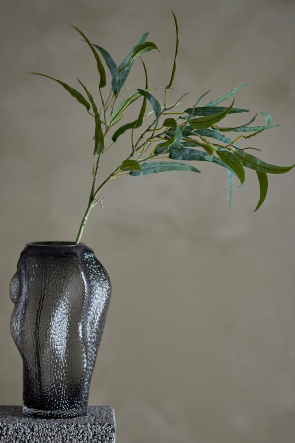 Tallo de eucalipto, verde, flores artificiales 30 x 85 cm