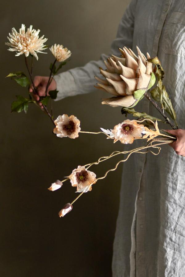 Tallo de protea, Naturaleza, Flores artificiales 20 x 76 cm