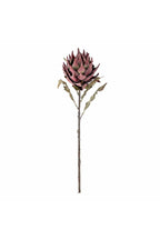 Tallo de protea, morado, flores artificiales 20 x 76 cm BLO