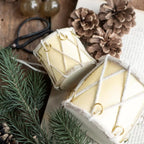 Tambor decorativo crema